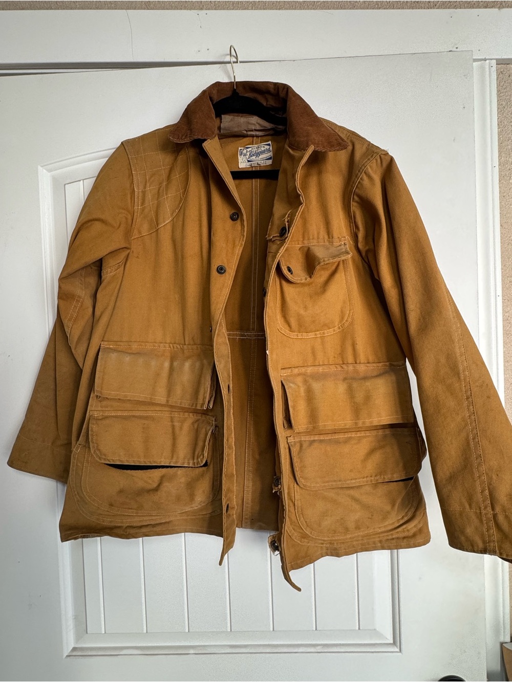 Vtg 40s 50s Hinson Bodyguard Canvas Hunting Jacket Sz 40